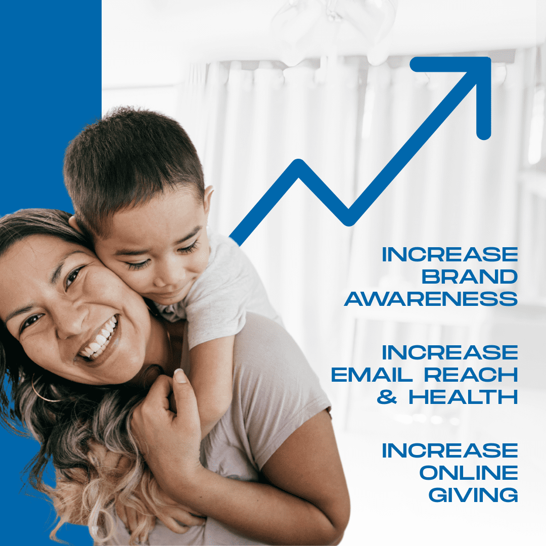 VOA Southeast goals: increase brand awareness, increase email reach & health, and increase online giving