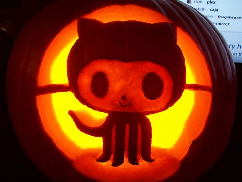 Octocat (github) pumpkin