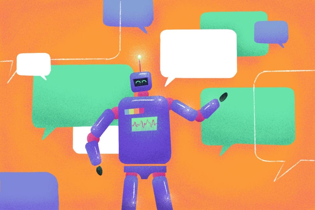 a live chat bot