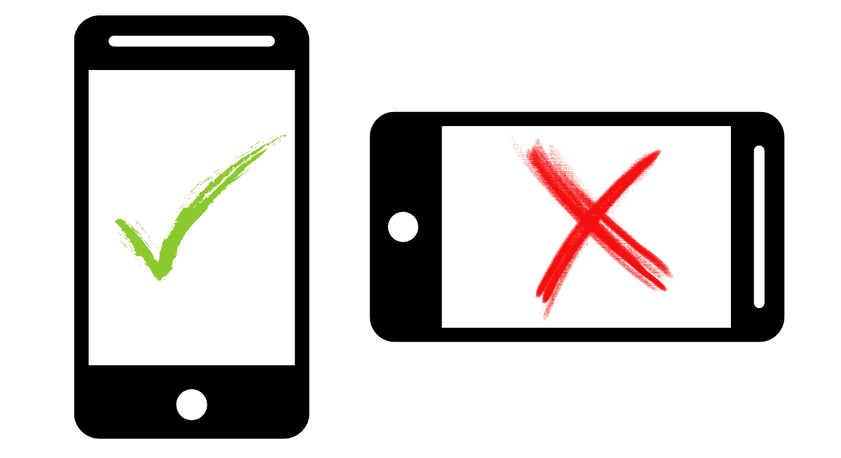 Film a TikTok with your phone vertical